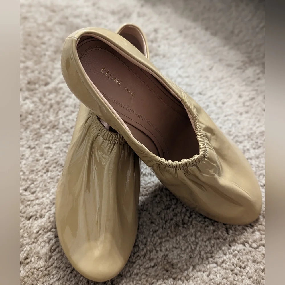 Céline by Phoebe Philo patent leather pumps, cone heels sz 36.5 or 6.5 US - Picture 7 of 12